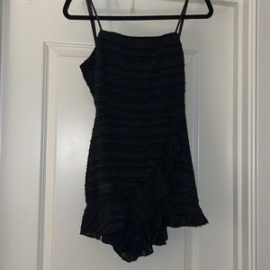 Cotton Candy LA Black romper
